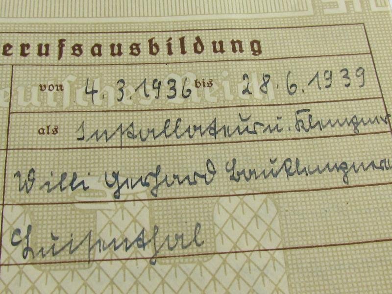 German Arbeitsbuch 1st pattern — image 3