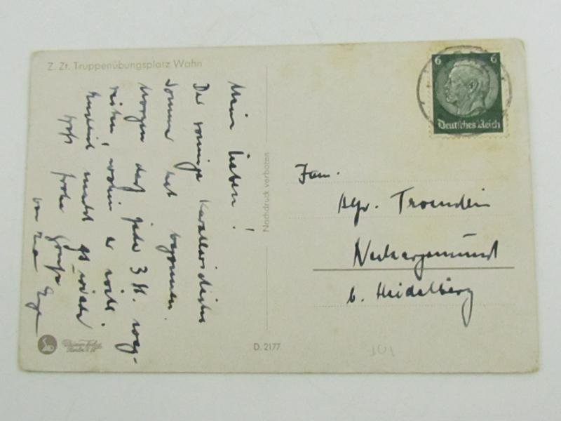 Postcard : greetings from the military training area Wahn — image 3