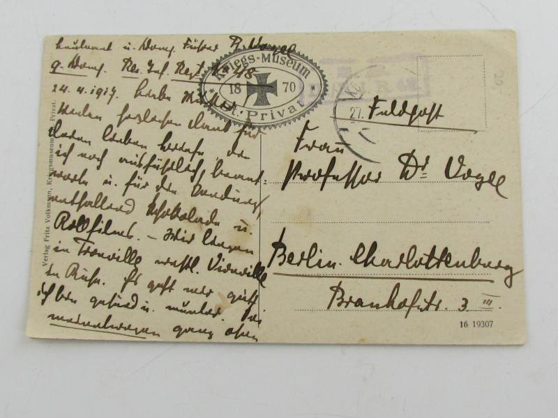 Memorial Postcard :  battle 24-04-1917 — image 4