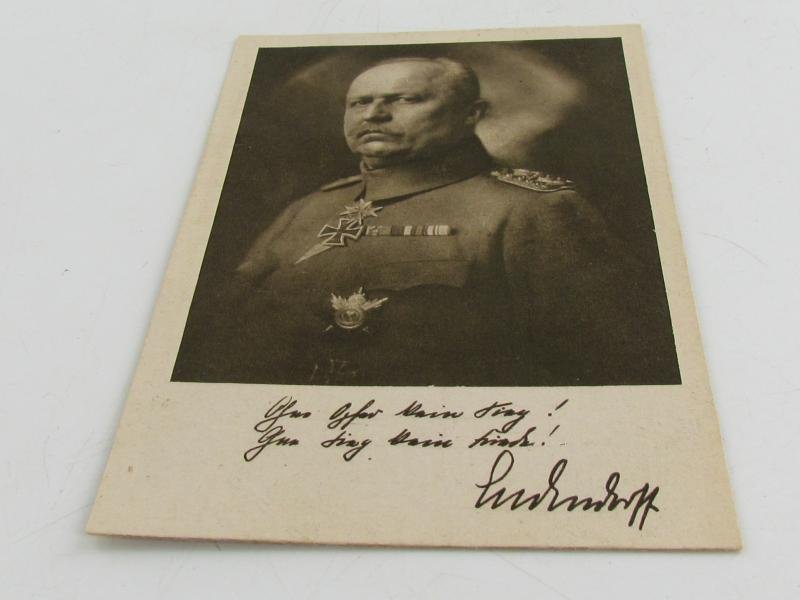 Postcard General Erich Ludendorff — image 3