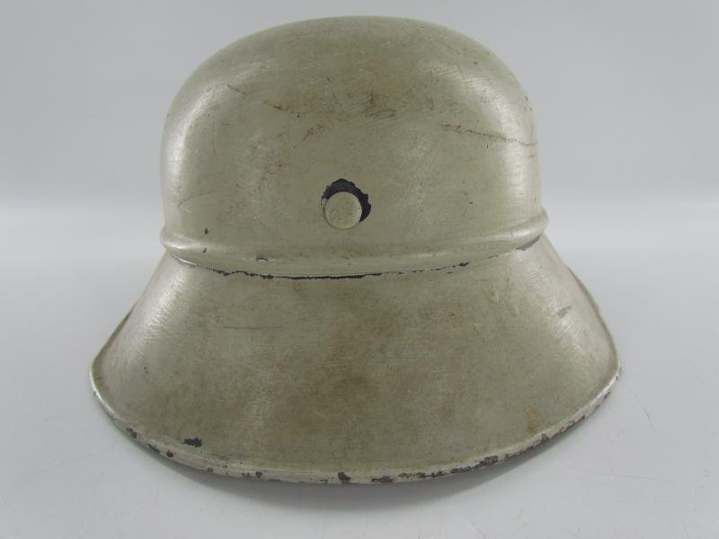 Original Steel Air Raid Gladiator Helmet Used by THW — image 4