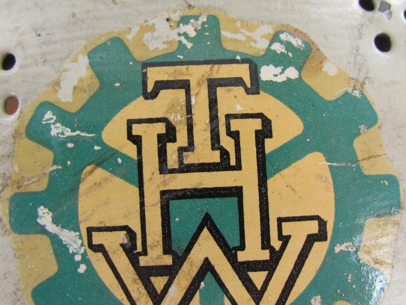 Original Steel Air Raid Gladiator Helmet Used by THW — image 9