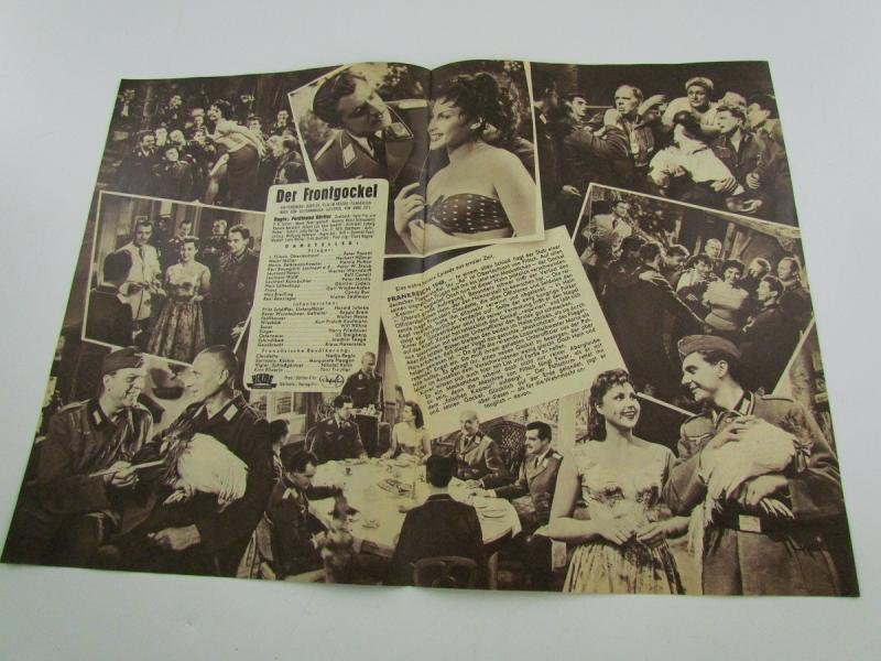 Original Movie Flyer From German Movie Der Frontgockel 1955 — image 2