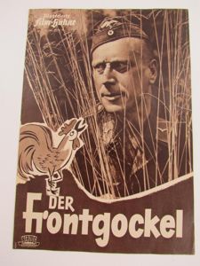 Original Movie Flyer From German Movie Der Frontgockel 1955