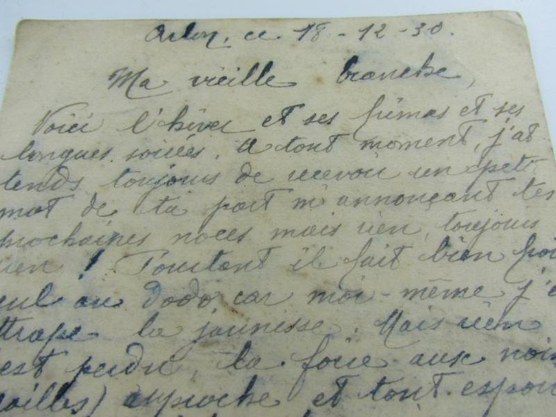 Postcard From Brussels Send To Luxembourg 1930 — image 3