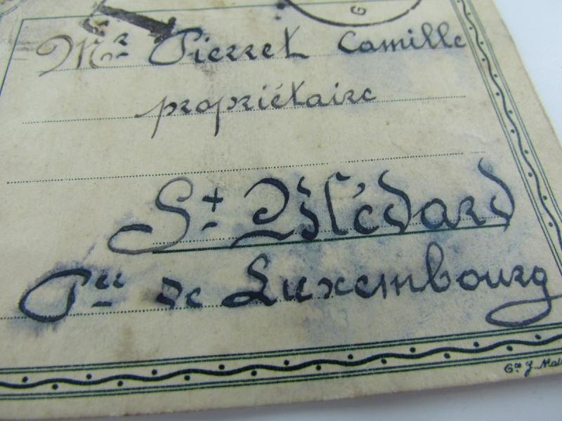 Postcard From Brussels Send To Luxembourg 1930 — image 5