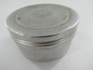 Aluminum Butter Dish with Glass Insert