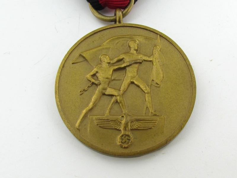 German 1 October 1938 Medal — image 2