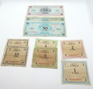 Allied Forces money for Italy