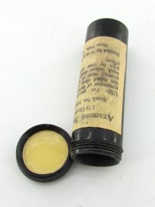 US WWII Tube for Atabrine Tablets ( empty )