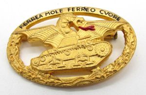 Italy, A WWII Commander's Tank Badge