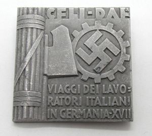 Italy, An Italian Workers In Germany Commemorative Badge By V.e. …