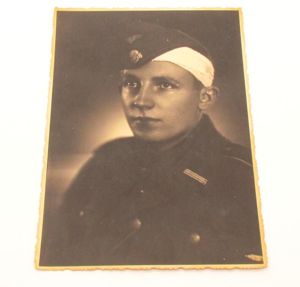 Portrait Photo of a Waffen SS Soldier