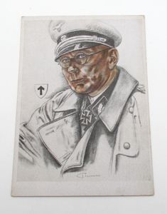 Postcard W. Willrich : Georg Keppler, Oberführer der Waffen-SS,