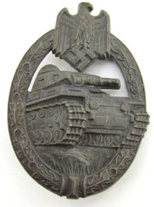 Panzer assault Badge by Hermann Aurich