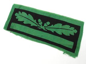 Printed Heer/Waffen-SS camouflage rank patch