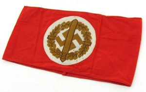 SA 'Sturmabteiling' sports armband with RZM Label