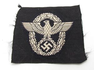 SS Polizei/Police bevo cap insignia