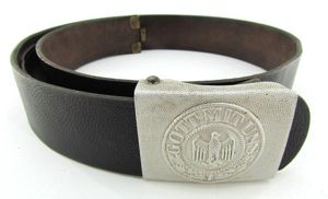 Wehrmacht ( Heer ) Parade Buckle and DRGM Belt