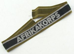 Wehrmacht (Heer) Tropical 'Afrikakorps' cufftitle