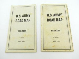 US Army Road Map Germany ( Complete )