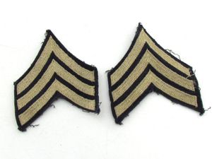 US WWII Sergeant Rank Chevrons
