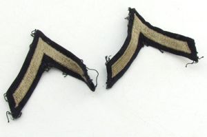 US WWII Private First Class Chevron Set