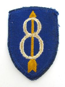 WWII US Army 8th infantry division patch
