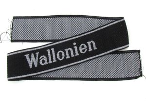 Waffen SS 'Wallonien' BeVo Cufftitle