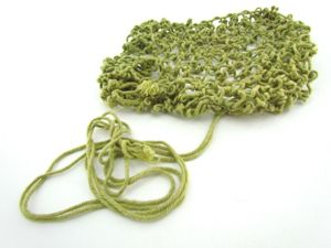 British WWII India made khaki helmet net