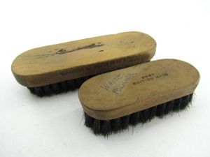 2x British WWII Clothes Brushes