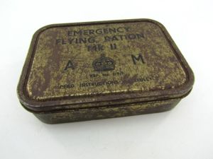 British WW2 Emergency Flying Ration Tin