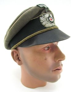 Wehrmacht (Heer) Infantry Officer 'Crusher' Visor Cap