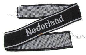 Waffen-SS BeVo 'Nederland' Cufftitle