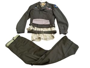 USAAF WWII B14 Jacket , Trousers, Shirt and Side Cap