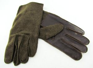 US WWII Wool/Leather winter gloves
