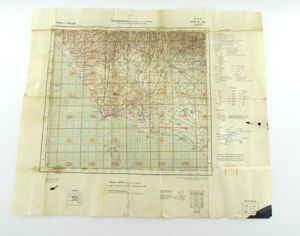 Wehrmacht 'Truppenkarte' Littoria ( Italy ) 1943