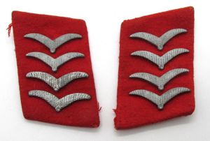 Luftwaffe Stabsgefreiter/Hauptgefreiter Collar Tabs for anti-aircraft 'Flak'
