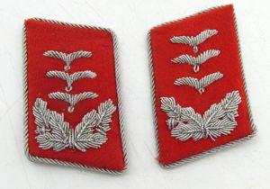 Luftwaffe Hauptmann Collar Tabs for anti-aircraft 'Flak'