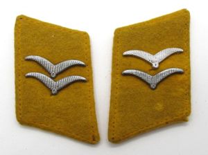 Luftwaffe Flight/FJ 'Gefreiter ' Collar Tabs