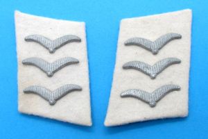 Luftwaffe Hermann Göring division 'Obergefreiter ' Collar Tabs