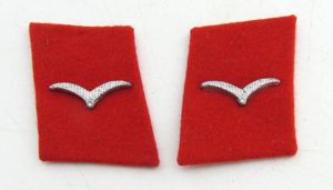 Luftwaffe enlisted collar tabs for anti-aircraft 'Flak'