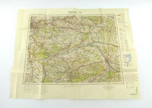 Deutsche Heereskarte Sonderausgabe 1.3 1940 Paris East