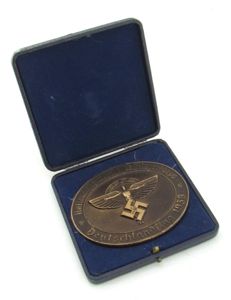 NSFK 'Deutschlandflug 1938' Plaque in Case – Serial No. 1178
