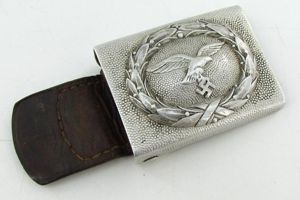 Luftwaffe Tabbed Aluminum Buckle 1939 ( JMO )