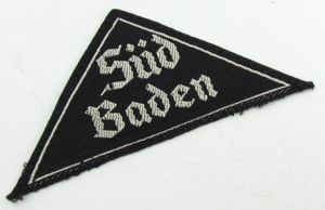 BDM Süd Baden District Sleeve Triangle