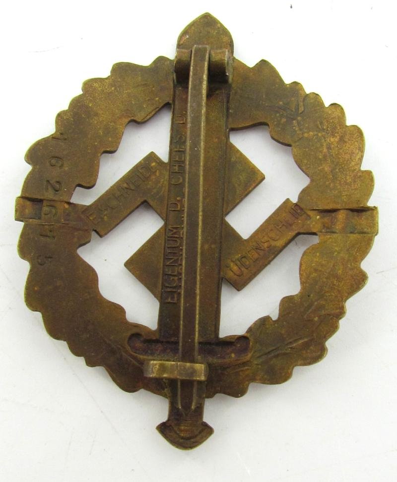SA Sports badge in Bronze ( E. Schneider ) — image 2
