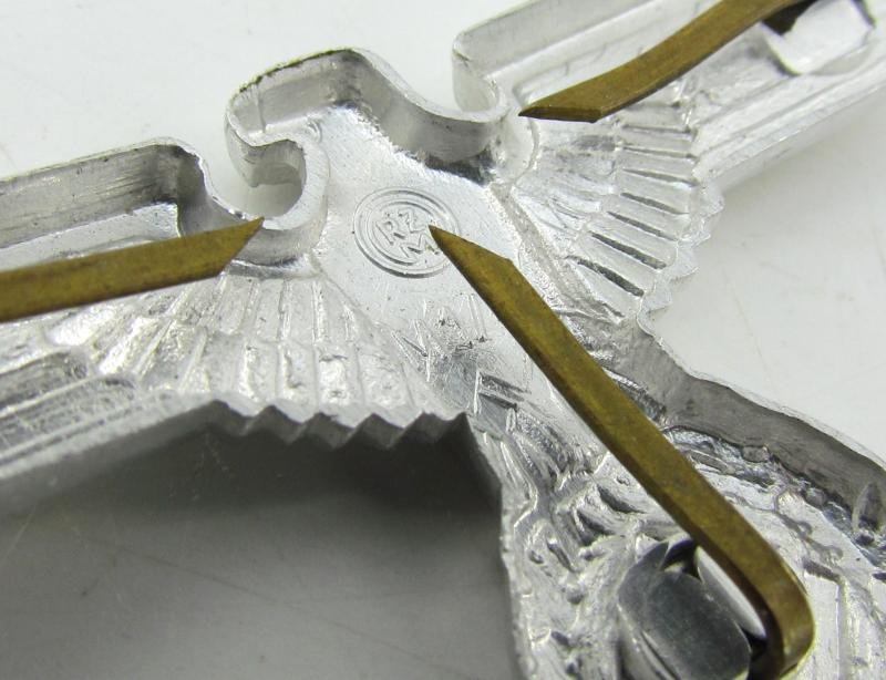 NSDAP visor cap eagle in aluminum by RZM M1/44 — image 4