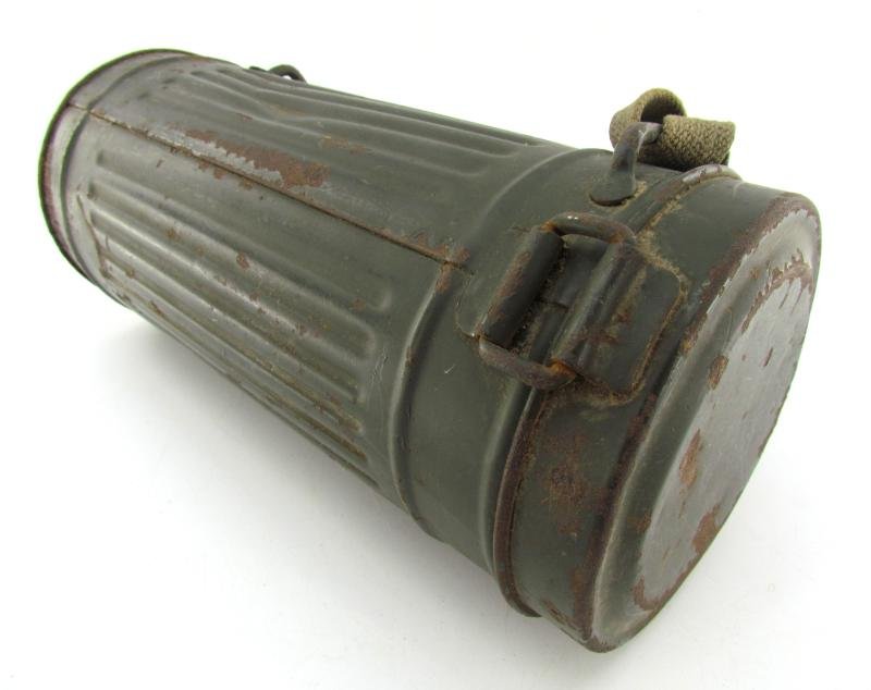 Wehrmacht Gasmask Cannister With Straps — image 7