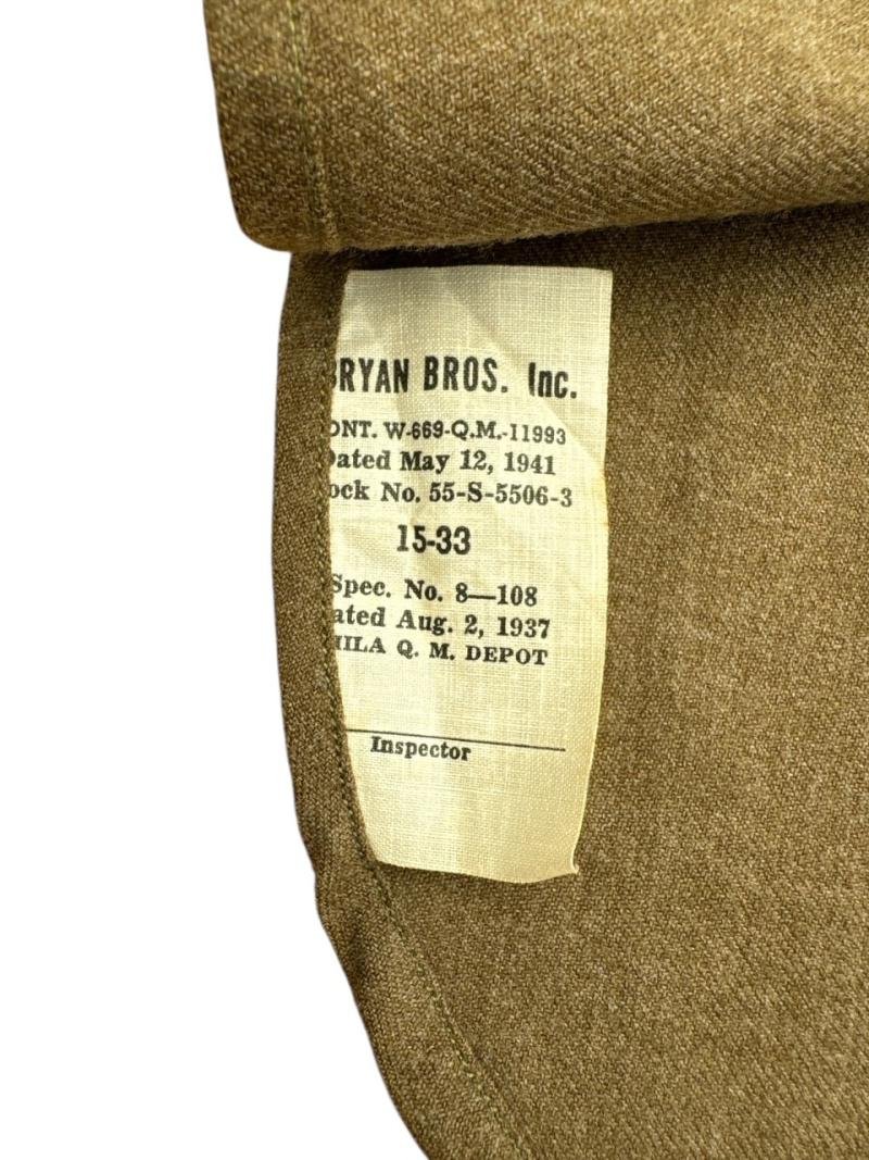US WWII Technician Wool Shirt ( 1941 ) — image 6